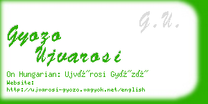 gyozo ujvarosi business card